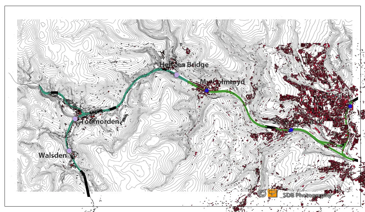 Calderdale mapping project for small towns